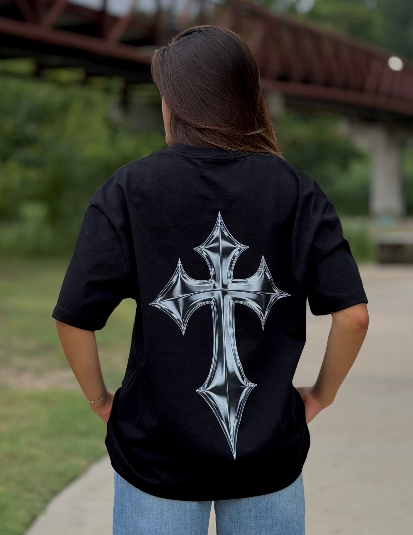 CHROME CROSS HEAVY TEE