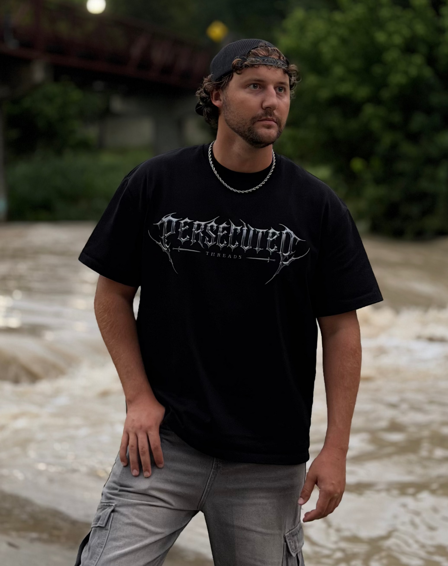 CHROME CROSS HEAVY TEE